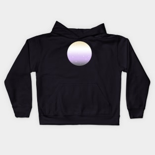 Starry Night Nonbinary Pride Kids Hoodie